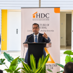 Families Receive Keys to New HDC Homes in Caura Today