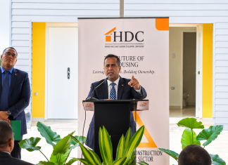Families Receive Keys to New HDC Homes in Caura Today