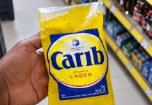 Carib beer in a juice pack for just four dollars?