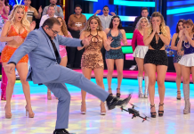 TV Host Kicks Studio Drone Live On Air, Sends It Smashing Into A Model’s Face
