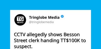 CCTV Allegedly Shows Besson Street Clerk Handing $100K to Suspect, Not Being Robbed