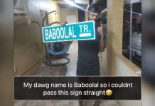 Baboolal Trace Road Sign Returned Following Residents’ Public Appeal