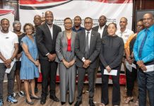 Minister Phillip Watts hands over $10M grant to support Trinidad and Tobago athletes