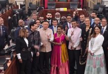 Prime Minister Persad-Bissessar Celebrates $63.4 Billion Budget Passage at Red House