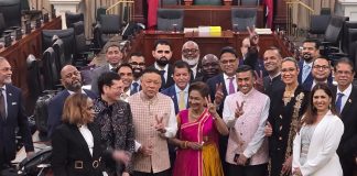 Prime Minister Persad-Bissessar Celebrates $63.4 Billion Budget Passage at Red House