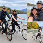 Kieron Pollard Enjoys Scenic Vancouver Bicycle Ride With Wife During Relaxing Canadian Getaway Together