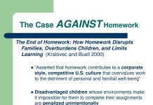 A Year Without Homework Would Test Competing Claims About Learning and Family Life